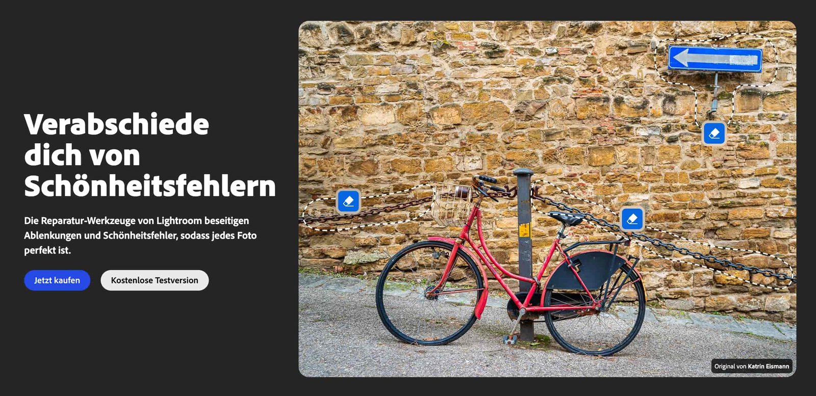 Werkzeuge von Adobe Lightroom